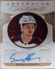 Sampo Ranta #AF-SR Hockey Cards 2022 Upper Deck Artifacts Auto Facts Prices