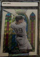 Aaron Judge [White Wave Prizm] #SG-5 Baseball Cards 2021 Panini Prizm Stained Glass Prices