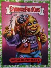 Metal Plate NATE [Green] #4b Garbage Pail Kids Revenge of the Horror-ible Prices