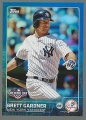 Brett Gardner #91 Baseball Cards 2015 Topps Opening Day Prices
