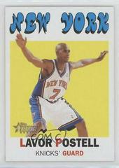Lavor Postell #57 Basketball Cards 2000 Topps Heritage Prices