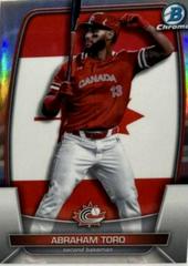 Abraham Toro #WBC-8 Baseball Cards 2023 Bowman Chrome WBC Flag Refractor Prices