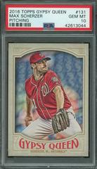Max Scherzer [Pitching] #131 Baseball Cards 2016 Topps Gypsy Queen Prices