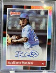 Adalberto Mondesi Baseball Cards 2022 Panini Donruss Retro 1988 Signatures Prices
