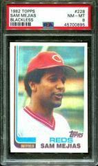 Sam Mejias [Blackless] #228 Baseball Cards 1982 Topps Prices