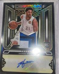 Aaron Wiggins [Jersey Autograph Yellow] #217 Basketball Cards 2021 Panini Obsidian Prices