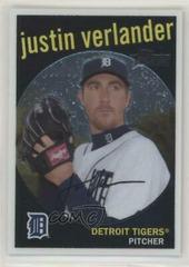 Justin Verlander #C20 Baseball Cards 2008 Topps Heritage Chrome Prices