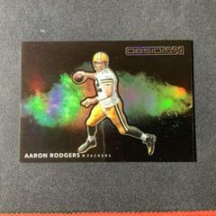 Aaron Rodgers #CB-3 Football Cards 2021 Panini Obsidian Color Blast Black Prices