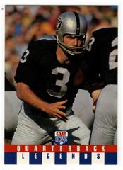 Daryle Lamonica #27 Football Cards 1991 Quarterback Legends Prices