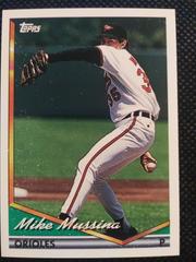 Mike Mussina #598 Baseball Cards 1994 Topps Prices