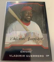 Vladimir Guerrero [Refractor] Baseball Cards 2004 Bowman Chrome Prices