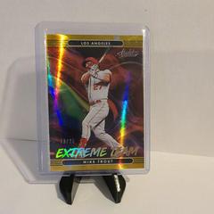 Mike Trout [Spectrum Gold] Baseball Cards 2022 Panini Absolute Extreme Team Prices