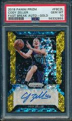 Cody Zeller [Gold] Basketball Cards 2018 Panini Prizm Fast Break Autographs Prices