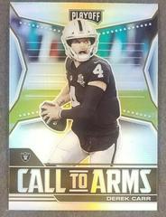 Derek Carr #CA-DCA Football Cards 2021 Panini Playoff Call to Arms Prices