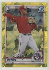 Sammy Infante [Yellow] #BD-48 Baseball Cards 2020 Bowman Draft Sapphire Prices