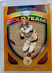 Dalvin Cook [Gold] #GT-7 Football Cards 2021 Panini Certified Gold Team Prices