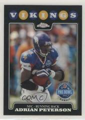 Adrian Peterson [Refractor] #TC133 Football Cards 2008 Topps Chrome Prices