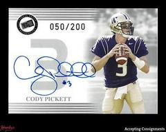 Cody Pickett [Silver] Football Cards 2004 Press Pass Autograph Prices