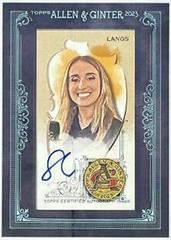 Shea Langeliers [Black] #MA-SL Baseball Cards 2023 Topps Allen & Ginter Mini Framed Autographs Prices