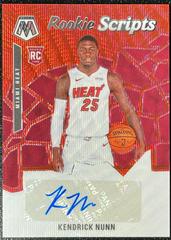 Kendrick Nunn [Red Wave] #RS-KDN Basketball Cards 2019 Panini Mosaic Rookie Scripts Prices