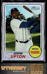Justin Upton [Chrome Purple Refractor] #438 Baseball Cards 2017 Topps Heritage Prices