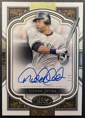 Derek Jeter [Gold Ink] Baseball Cards 2023 Topps Tier One Next Level Autographs Prices