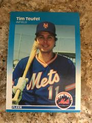 Tim Teufel #24 Baseball Cards 1987 Fleer Prices