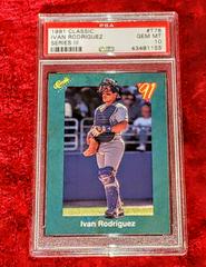 Ivan Rodriguez [Series III] #T78 Baseball Cards 1991 Classic Prices