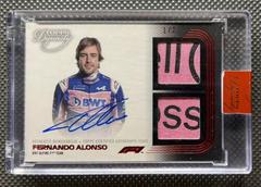 Fernando Alonso [Black] #DAP-FA Racing Cards 2022 Topps Dynasty Formula 1 Autograph Patch Prices