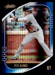 Pete Alonso [Spectrum Blue] #5 Baseball Cards 2021 Panini Absolute Prices
