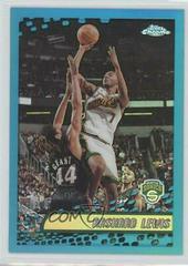 Rashard Lewis #7 Basketball Cards 2001 Topps Chrome Prices