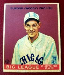 Elwood English #11 Baseball Cards 1934 World Wide Gum Prices