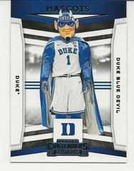 Duke Blue Devil [Blue] Basketball Cards 2020 Panini Contenders Draft Picks Mascots Prices