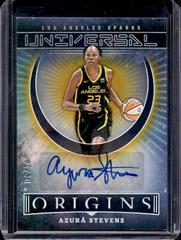 Azura Stevens [Gold] #UA-AZS Basketball Cards 2023 Panini Origins WNBA Universal Autographs Prices