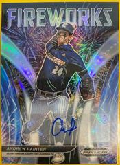 Andrew Painter [Autograph Silver Prizm] #F-AP Baseball Cards 2021 Panini Prizm Draft Picks Fireworks Prices