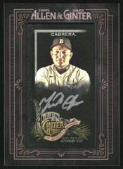 Miguel Cabrera [X Black Frame] #MA-MC Baseball Cards 2022 Topps Allen & Ginter Mini Autographs Prices