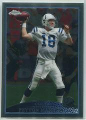 Peyton Manning [White Jersey] Football Cards 2009 Topps Chrome Prices