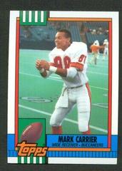 Mark Carrier #405 Football Cards 1990 Topps Tiffany Prices