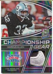 Marcus Allen [Marble] #CG-MAL Football Cards 2022 Panini Spectra Championship Gear Prices