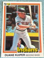 Duane Kuiper [Correct] #319 Baseball Cards 1981 Donruss Prices