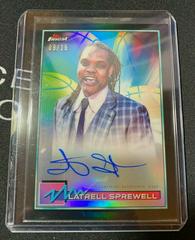 Latrell Sprewell [Black Refractor] Basketball Cards 2021 Topps Finest Autographs Prices
