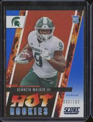 Kenneth Walker III [Showcase] Football Cards 2022 Panini Score Hot Rookies Prices