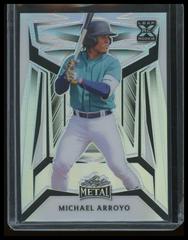 Michael Arroyo #B-82 Baseball Cards 2023 Leaf Metal Draft Prices