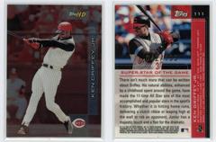 Ken Griffey Jr. [Platinum] #111 Baseball Cards 2001 Topps H.D Prices