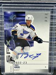 Torey Krug [Gold Whirlpool Autograph] #R-43 Hockey Cards 2022 SPx 2002-03 Retro Prices