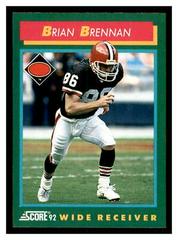 Brian Brennan #270 Football Cards 1992 Panini Score Prices