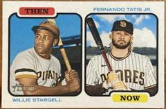 Willie Stargel, Fernando Tatis Jr. Baseball Cards 2022 Topps Heritage Then and Now Prices