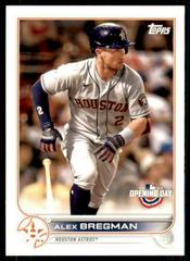 Alex Bregman #33 Baseball Cards 2022 Topps Opening Day Prices