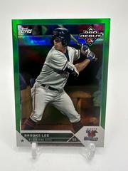 Brooks Lee [Green] Baseball Cards 2023 Topps Pro Debut Prices