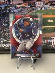 Julio Rodriguez [Red Lava] #9 Baseball Cards 2023 Bowman's Best Prices